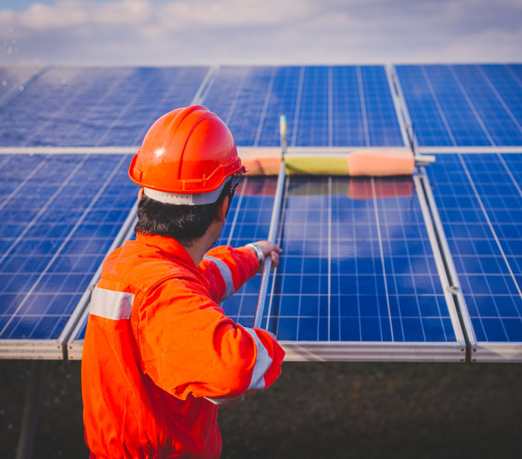 Pulizia pannelli fotovoltaici e pannelli solari